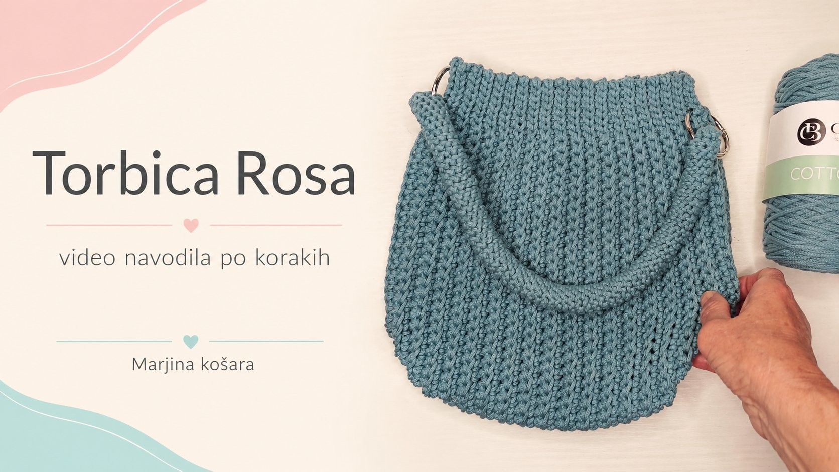Izziv meseca junija-poletna torba Rosa
